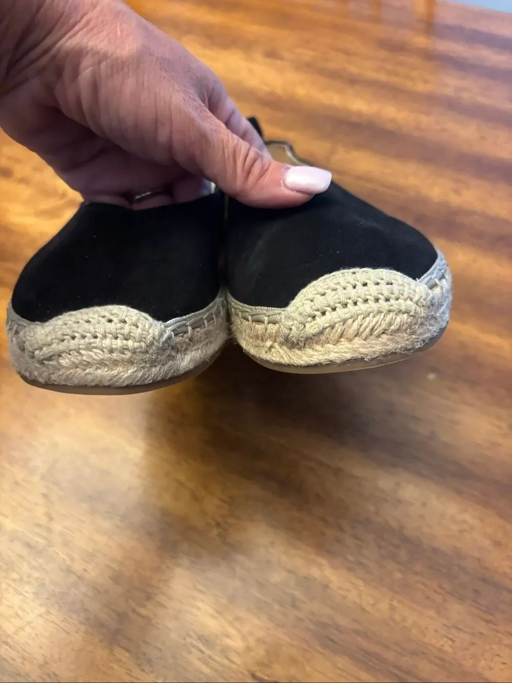 Leather espadrilles by J. Jill
